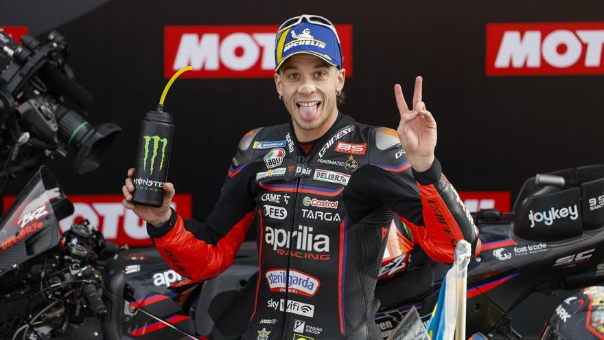 Marco Bezzecchi echa la persiana de MotoGP