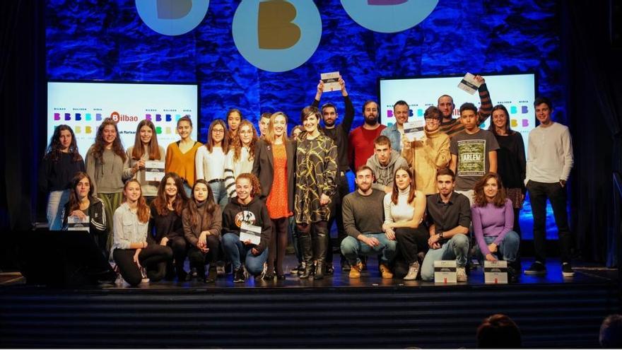 &#039;Bilbo Gazte Balioak Martxan&#039; sariak entregatu ziren atzo