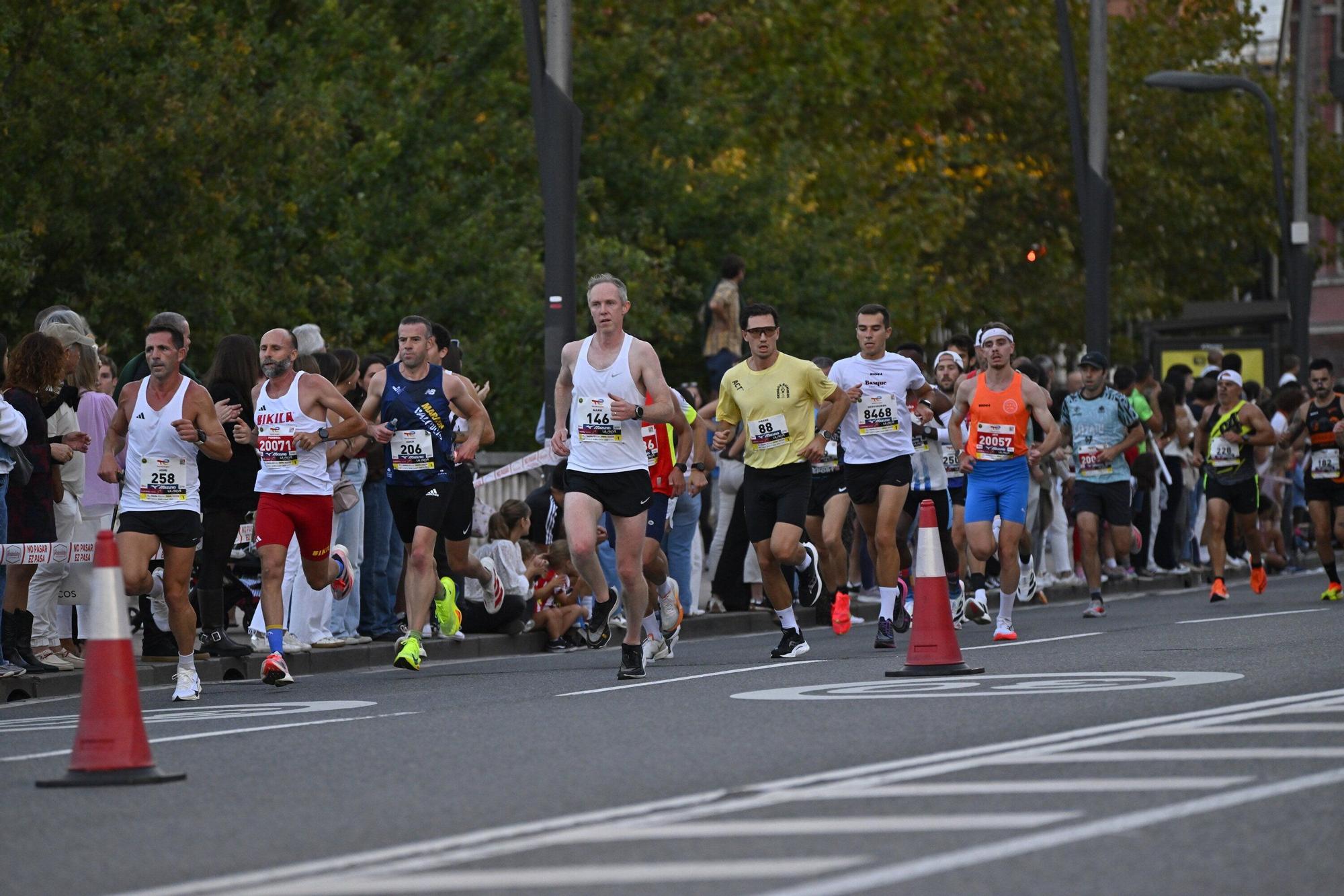 El Bilbao Night Marathon, en imágenes