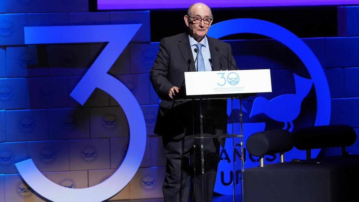 Luis Crovetto, presidente del Banco de Alimentos de Bizkaia