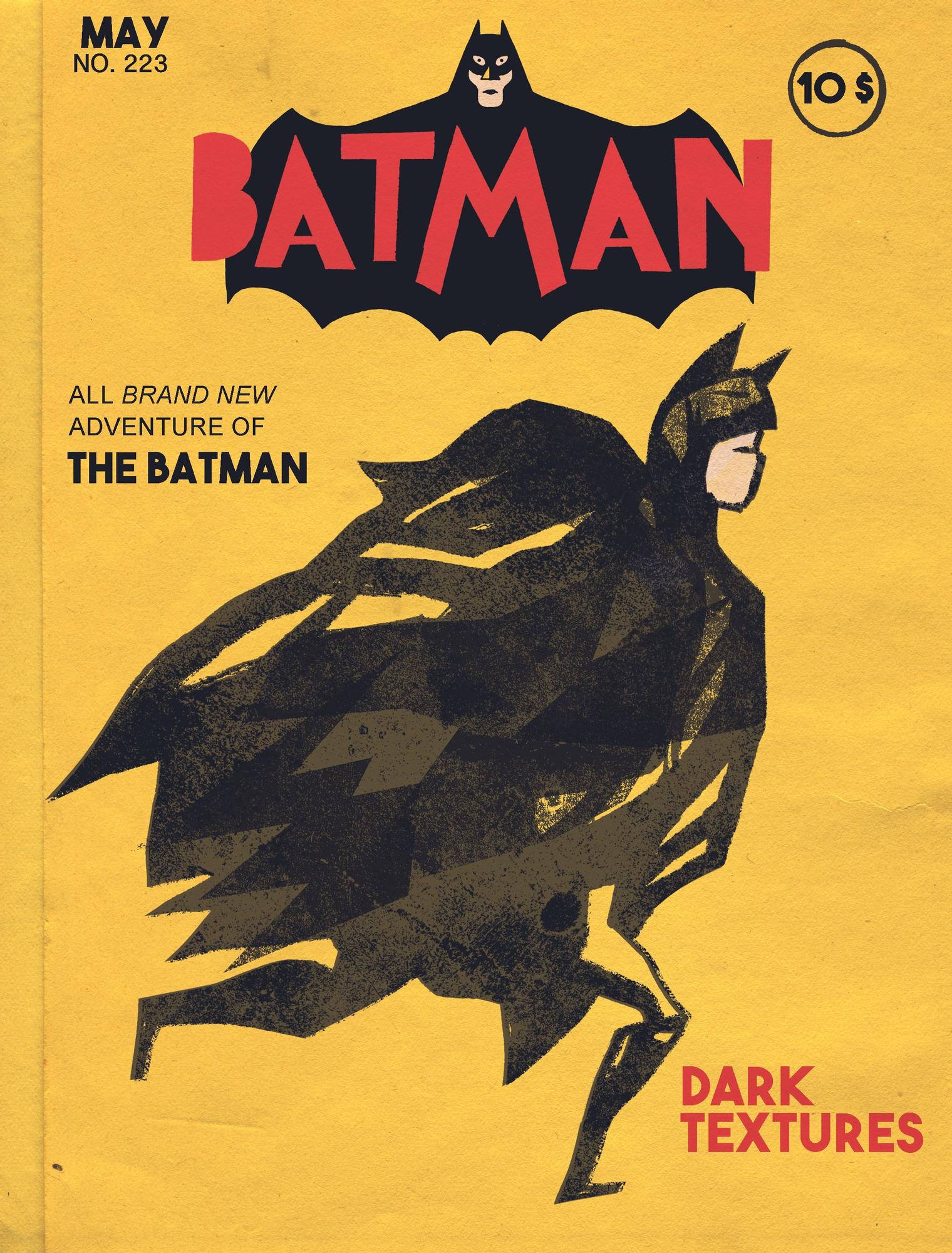 Portada de Javier Olivares de un cómic de Batman que nunca vio la luz.