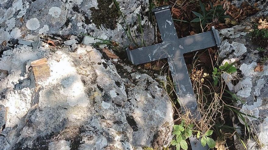 Nuevo acto vandálico en torno al santuario de San Miguel de Aralar