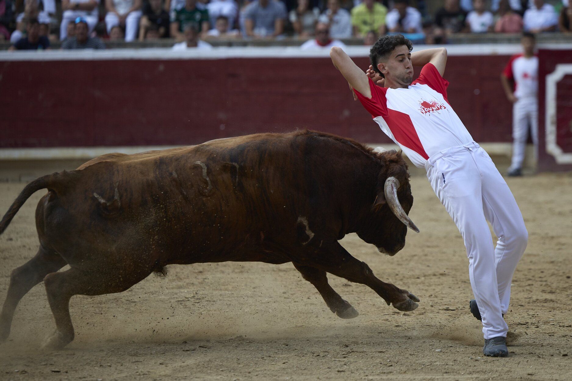 Fotos del concurso de recortadores de fiestas de Tafalla