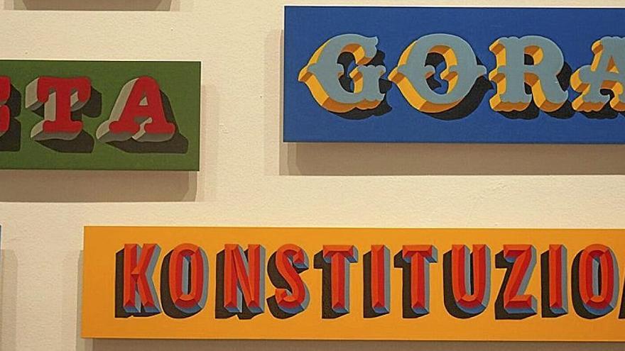 Letras que crean arte y reflexión