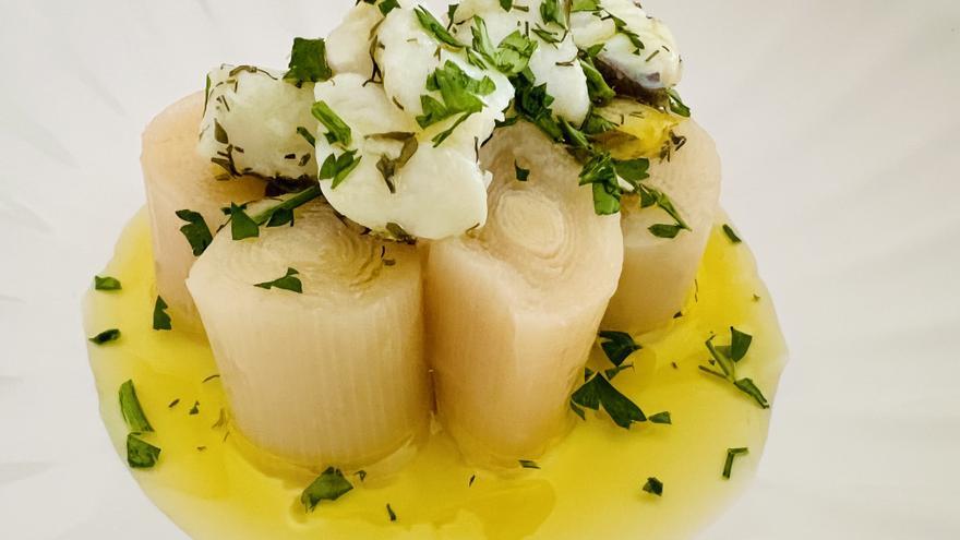 La receta de la semana: Bacalao marinado con puerro y eneldo