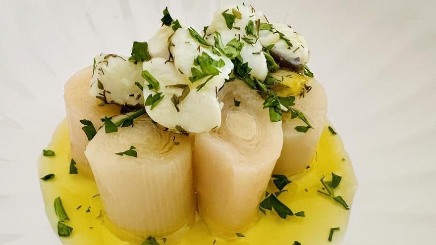 La receta de la semana: Bacalao marinado con puerro y eneldo