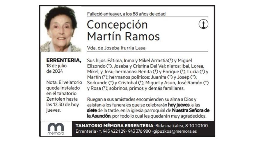 CONCEPCION MARTIN RAMOS