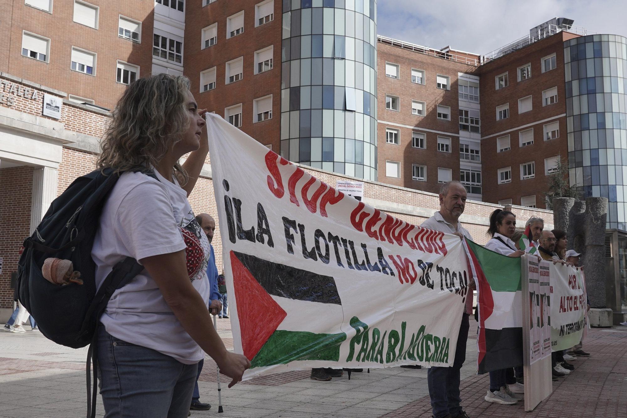 El Hospital de Cruces se manifiesta en favor de los sanitarios de Gaza