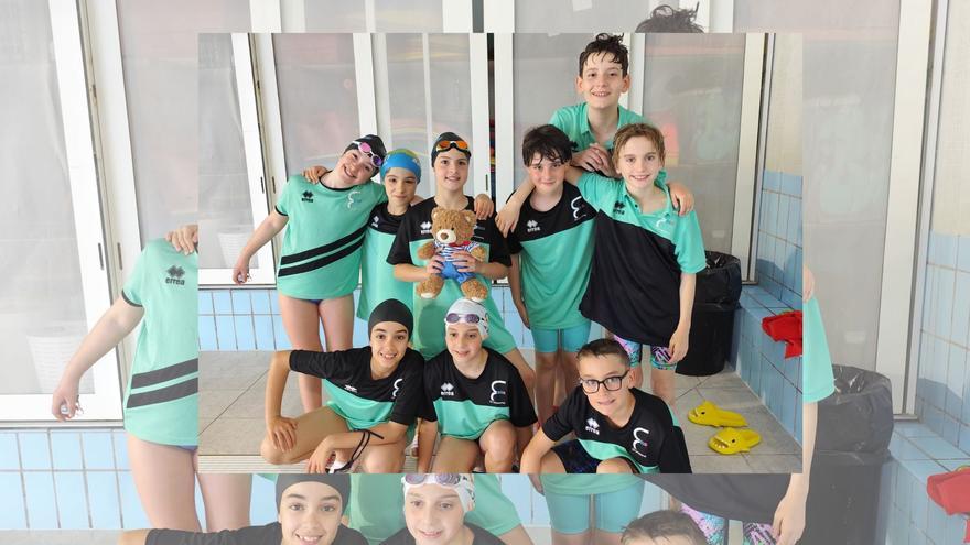 Héctor Meseguer Lou consigue batir una marca de la natación benjamín en Navarra