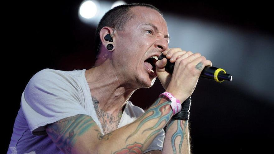 Concierto del grupo &quot;Linkin Park&quot; en la edición 43 del festival Pinkpop en 2012.