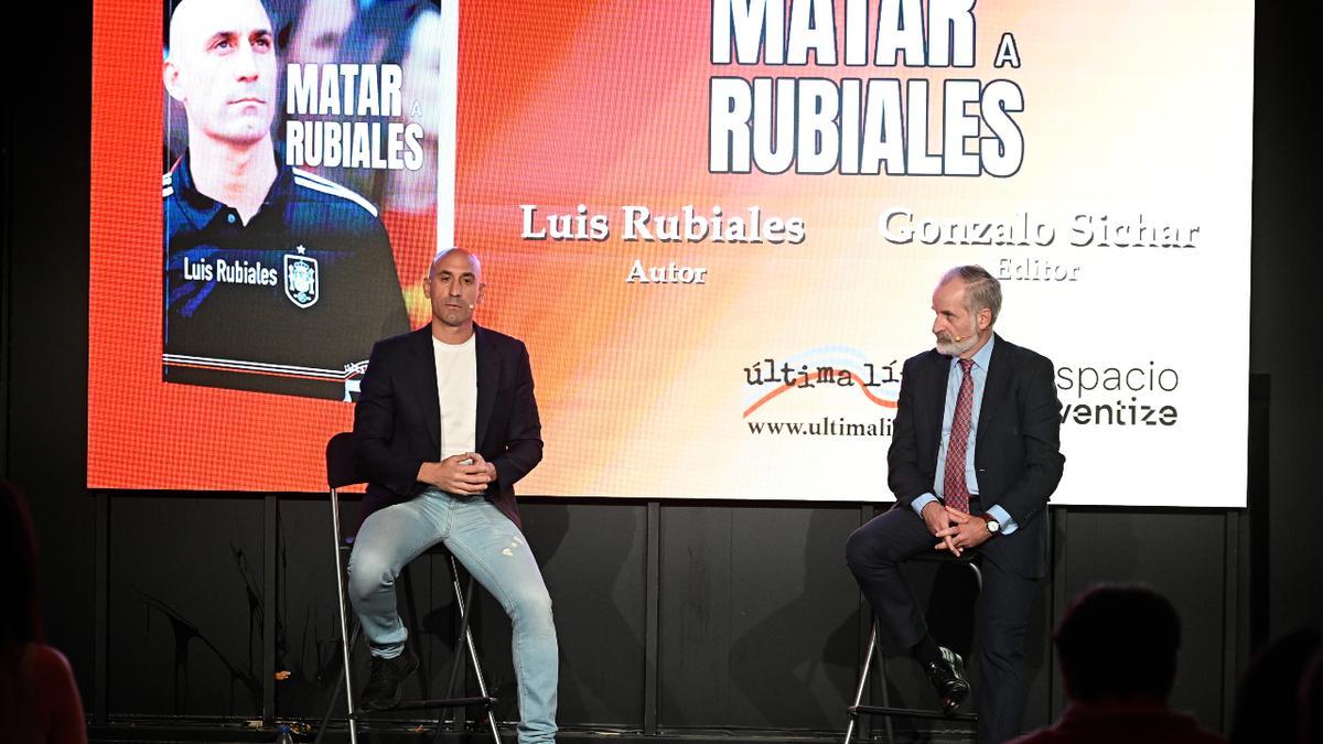 Luis Rubiales, en el acto de presentación de su libro, &#039;Matar a Rubiales&#039;
