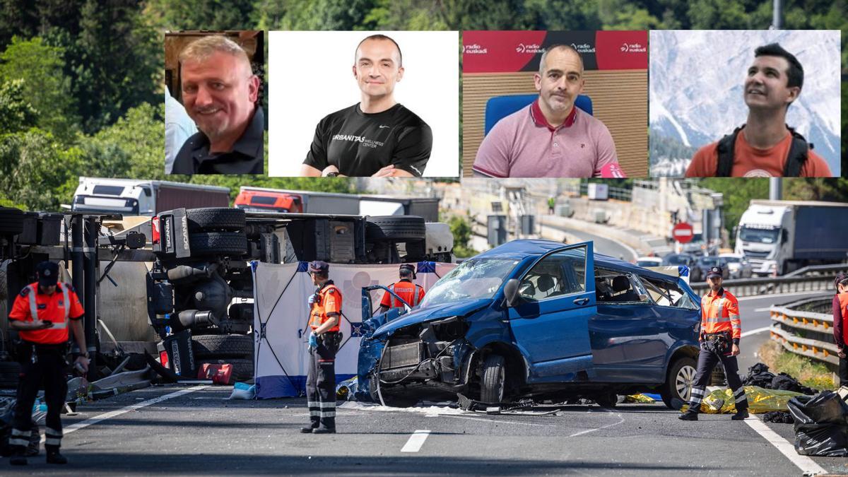 Perfil de los policías forales fallecidos en Elgoibar: "Cinco superprofesionales y cinco superpersonas"