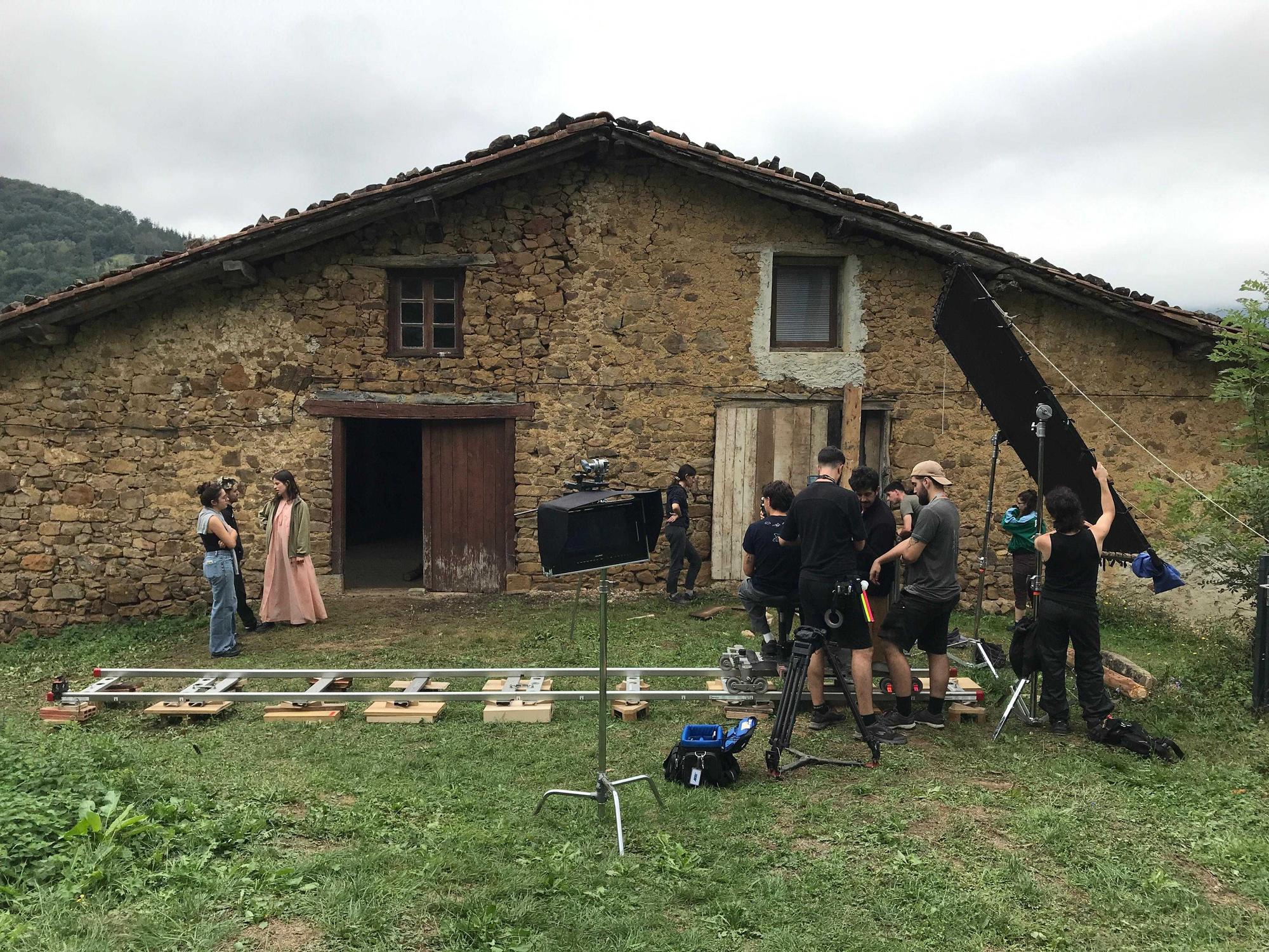 La semana pasada, el rodaje transcurrió en Zegama.