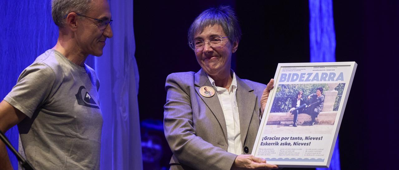 Despedida de Nieves Beloki, Técnica de Cultura de Noáin