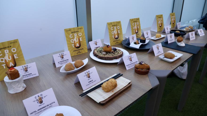 Las finalistas de la I Semana de la Croqueta de Álava