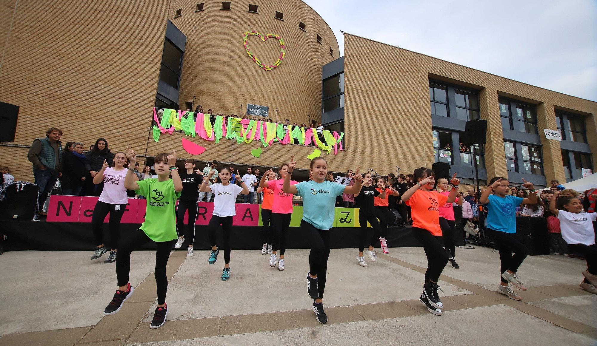 Fotos: Nafarroa Oinez 2025 en la ikastola Paz de Ziganda de Villava - Atarrabia