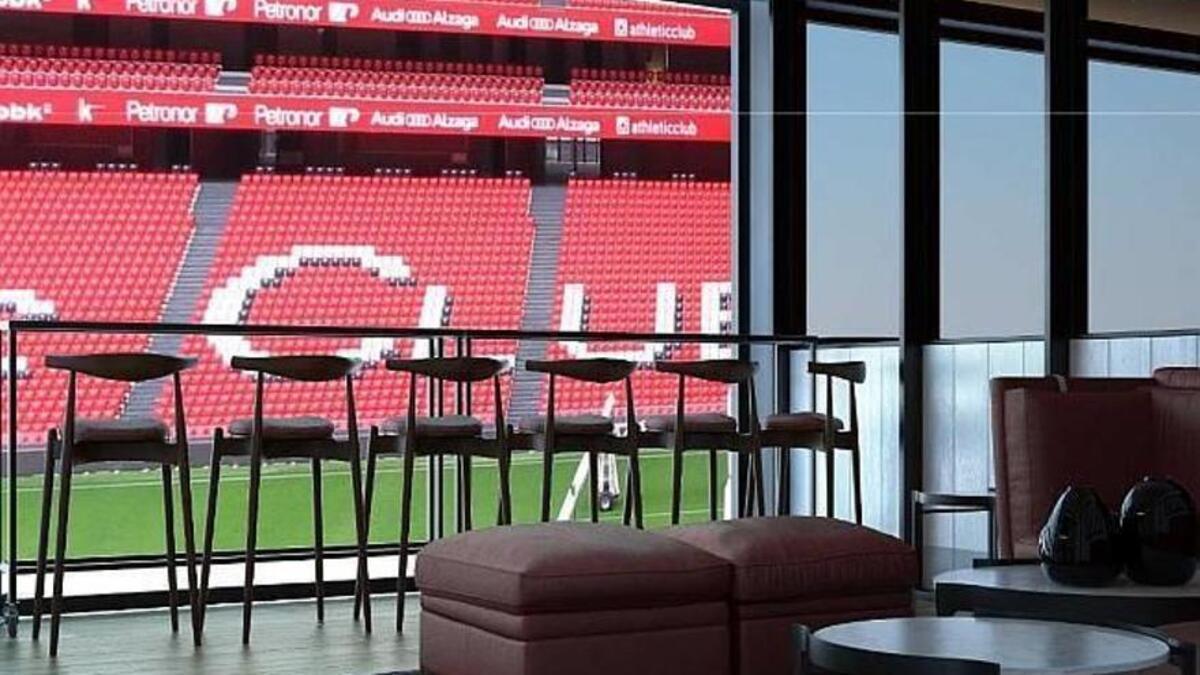 Imagen de un palco VIP de San Mamés