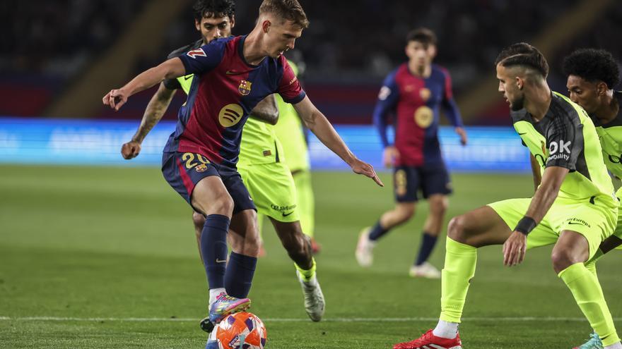 Dani Olmo se retira del entrenamiento y se somete a pruebas médicas