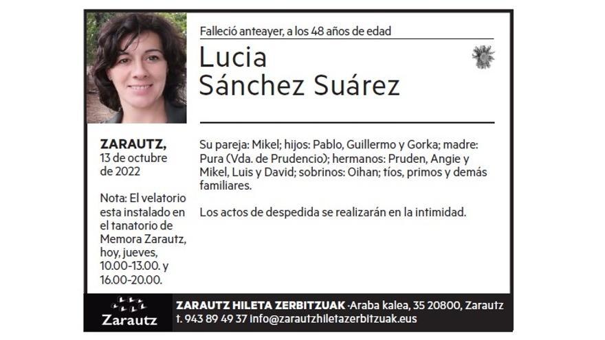 Lucia Sánchez Suárez