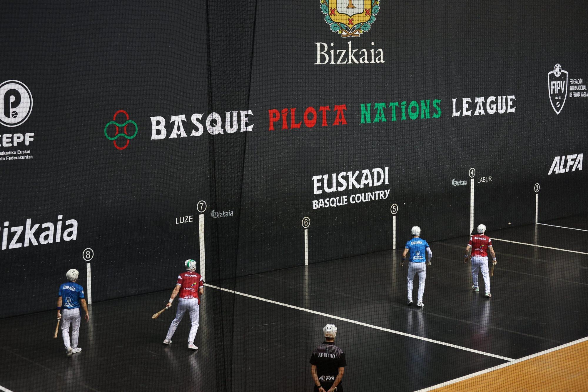 Gaubeka y un superlativo Imanol tumban a España en un partidazo y pelearán por las medallas de la Liga de Naciones de pala corta