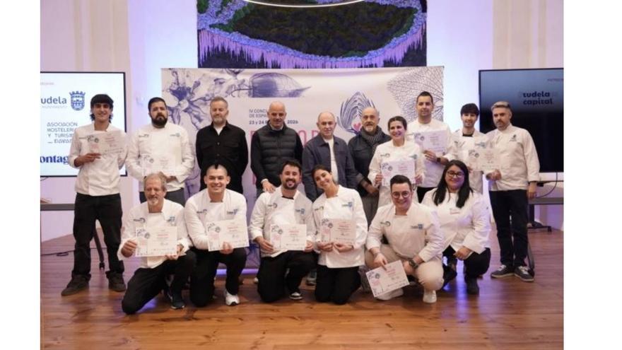 Cristina Massuh, del restaurante Caleña, gana el IV Concurso de España de Pincho de Verdura de Tudela