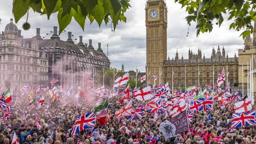 La ultraderecha y los pro-Palestina colapsan Londres