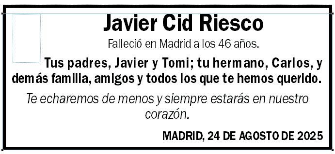 Javier Cid Riesco