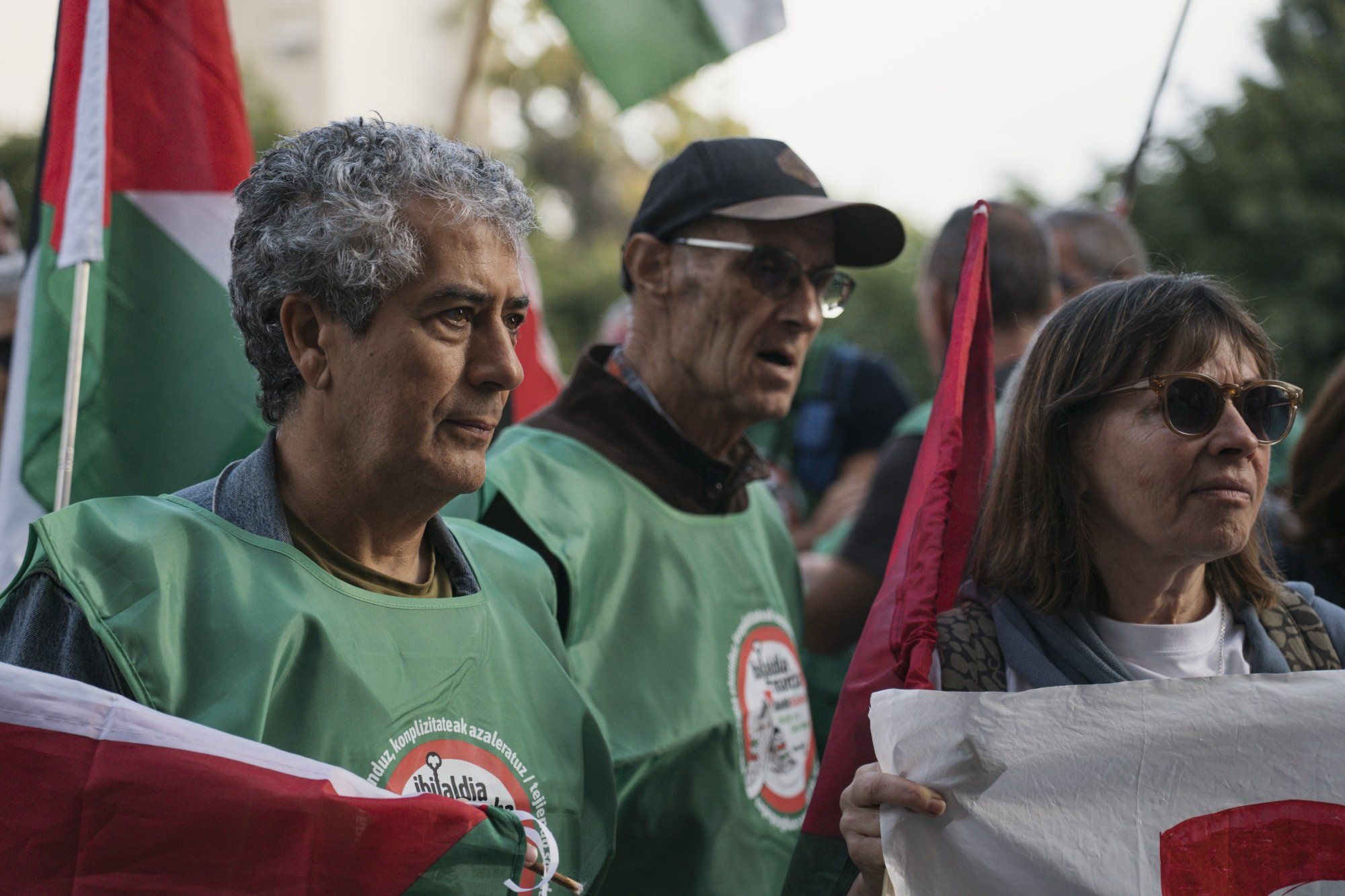 Fotos de la marcha pro Palestina 'Ibaitik Itsasora' en Tudela