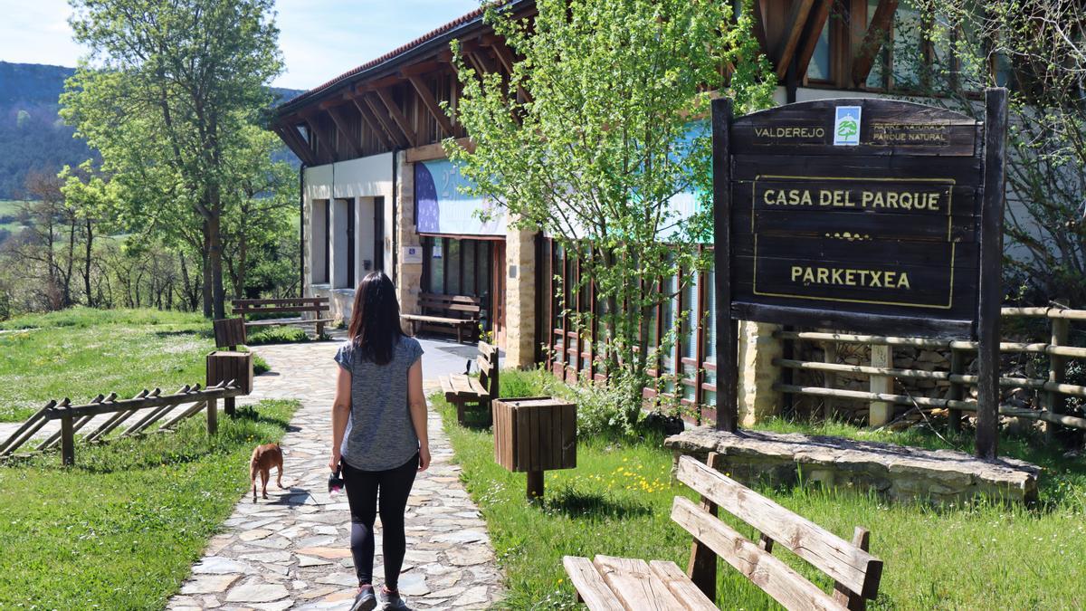 Entrada al Parketxe de Valderejo