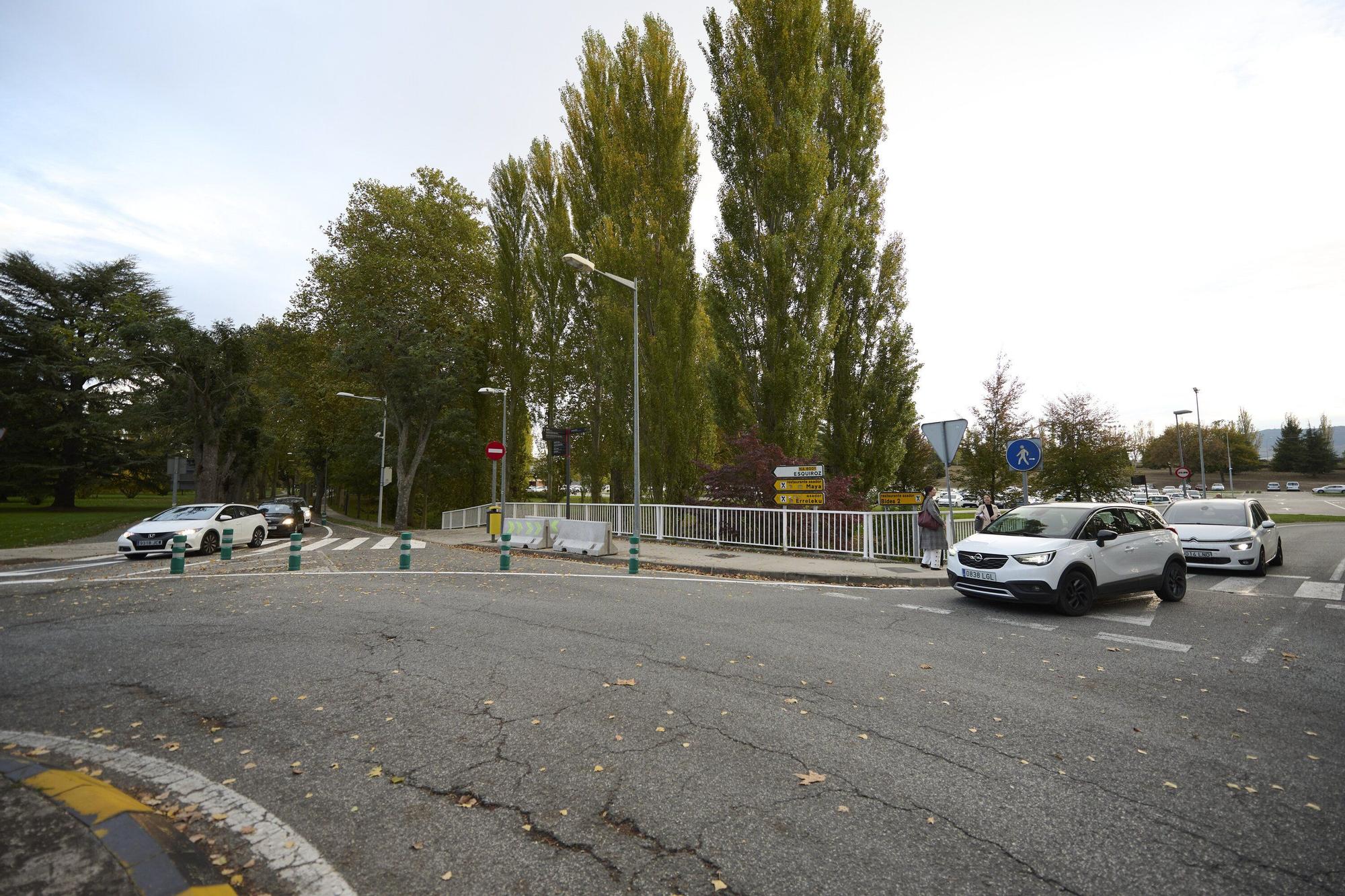 Reapertura de la carretera de la Universidad de Navarra