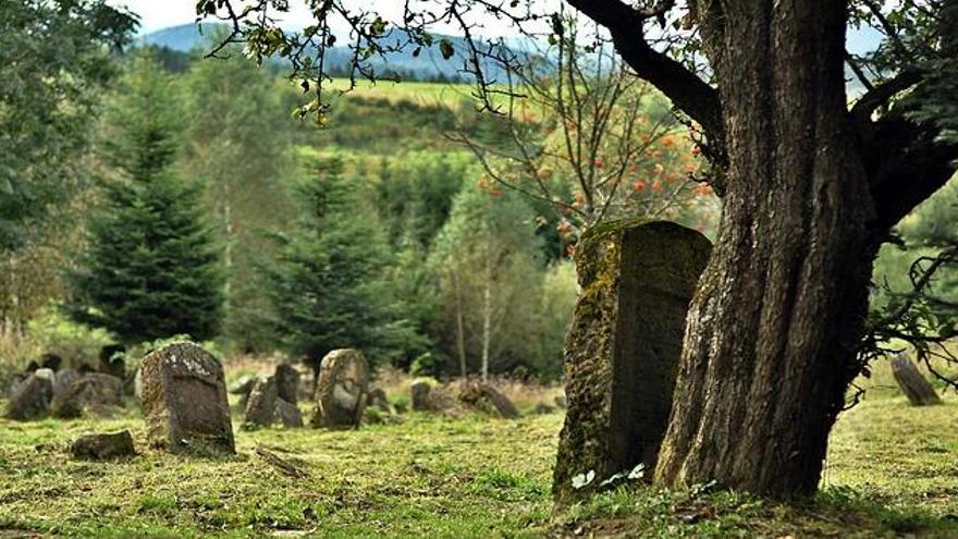 Una pareja encuentra una lápida de 300 años en el jardín de su casa