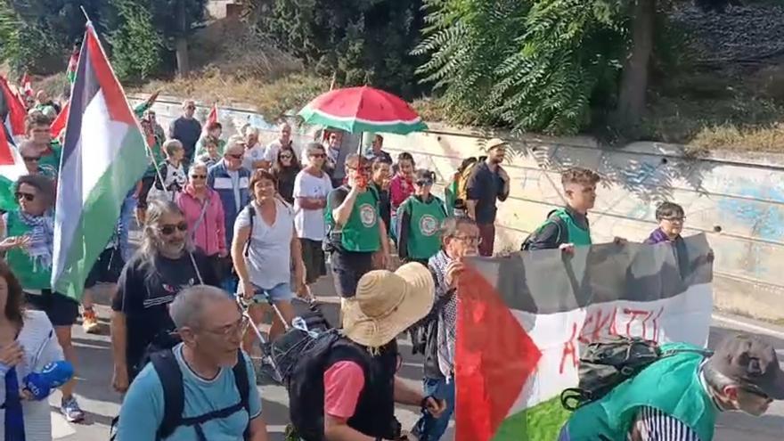 Comienza en Tudela la marcha propalestina &#039;Desde el Río hasta el Mar&#039;