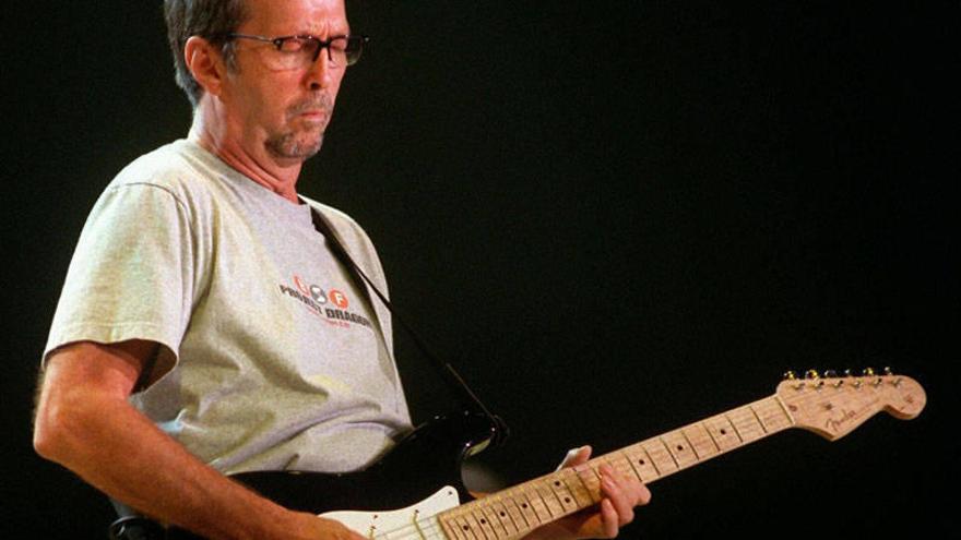 Imagen de archivo e Eric Clapton en Barcelona.
