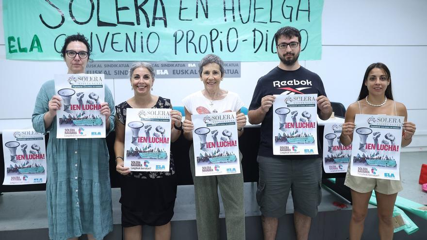 La plantilla de Solera Navarra convoca huelga del 6 al 14 de julio