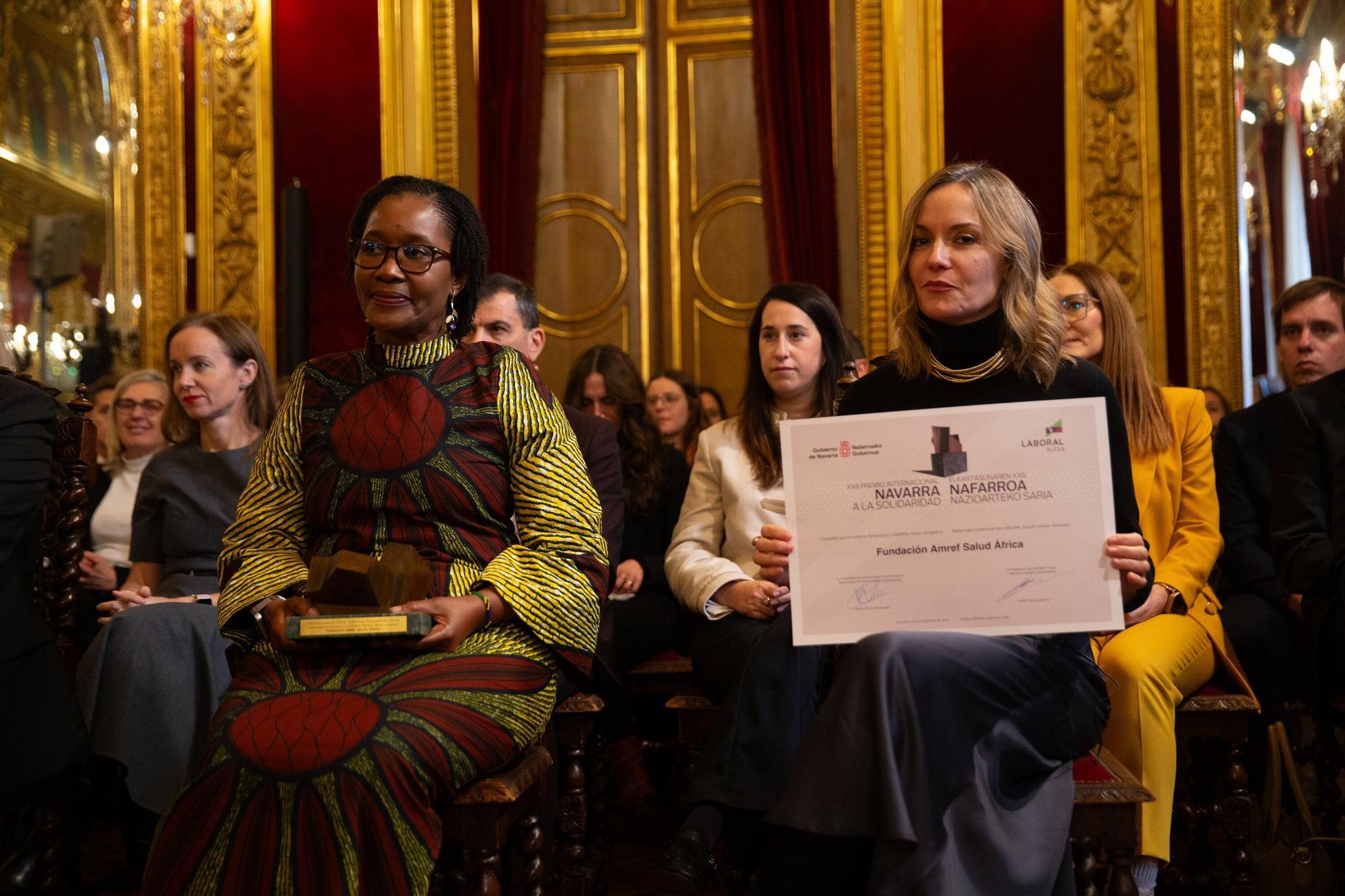 XXII Premio Internacional Navarra a la Solidaridad a la Fundación Amref Salud África