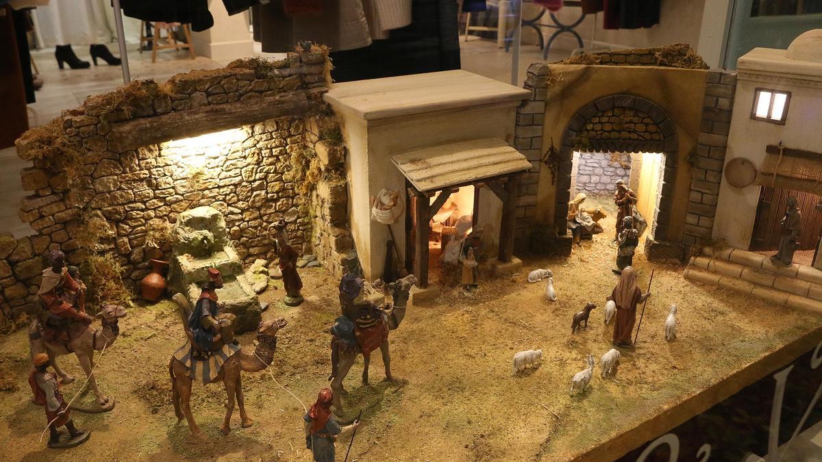 Foto de uno de los belenes de la ruta del pasado año.