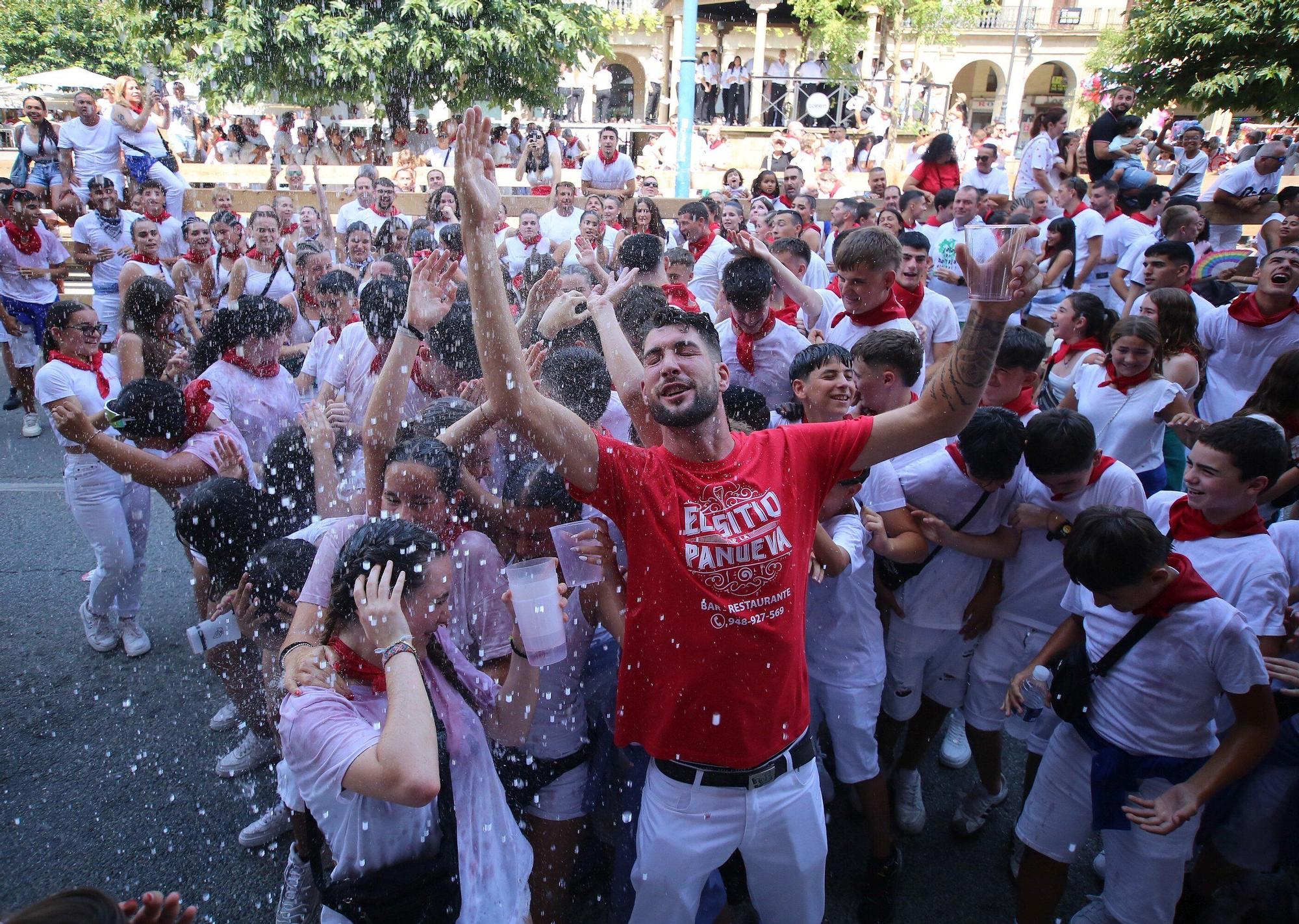 Fotos del chupinazo de Tafalla