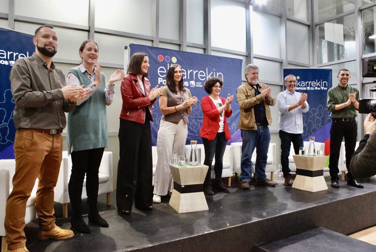 En imágenes: arranca la campaña en Vitoria