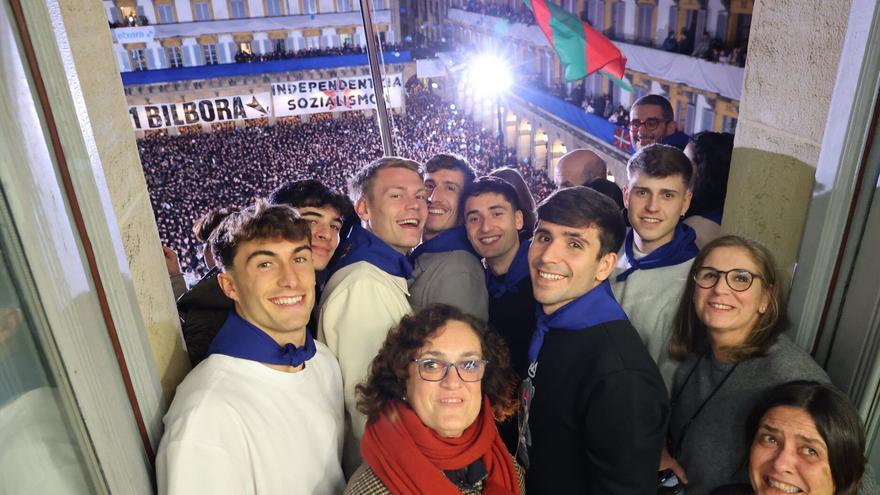 Así han vivido la Izada los jugadores de la Real
