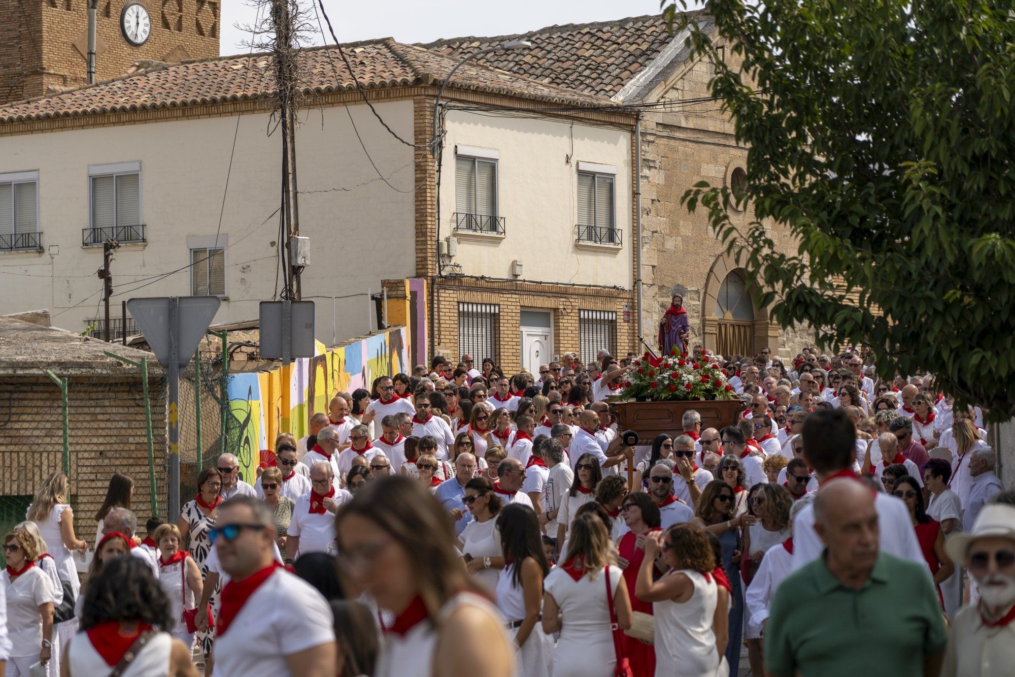 Fotos de la procesión de Ribaforada