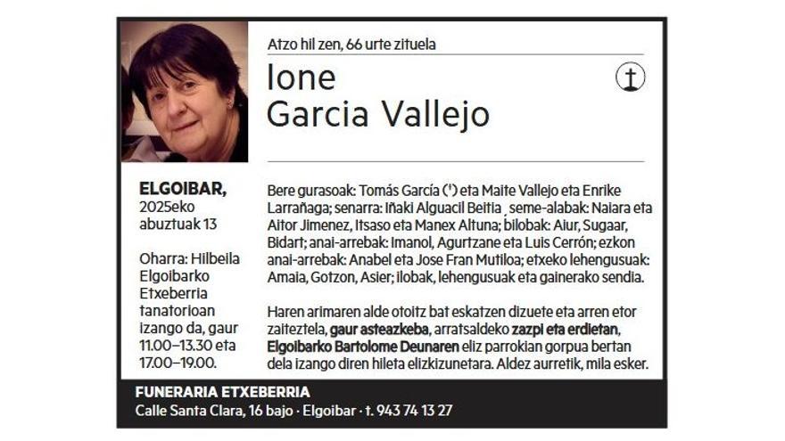IONE GARCIA VALLEJO