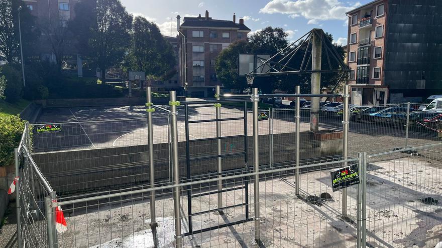 Mungia transforma el parque de Gamiz Bidea en un espacio de calistenia