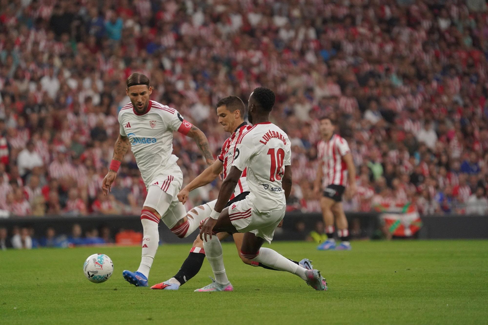 El Athletic-Sevilla, en imágenes