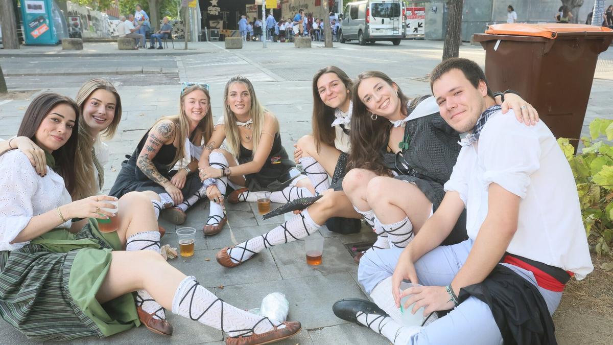 Ambiente en las txosnas