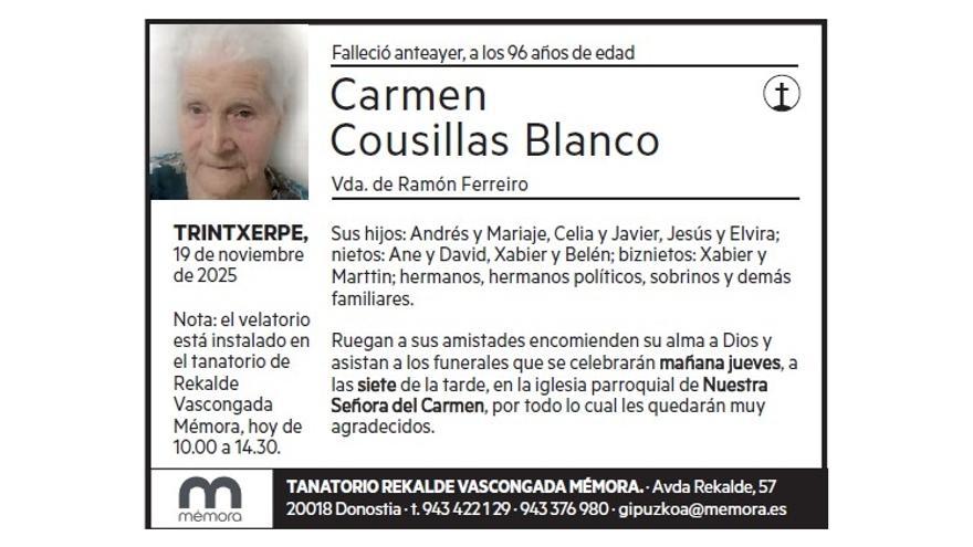 CARMEN COUSILLAS BLANCO