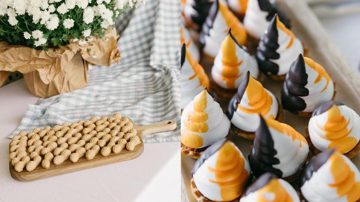 Detalle de los postres preparados para Gozoa 2025.