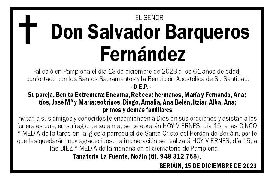 Salvador Barqueros Fernández