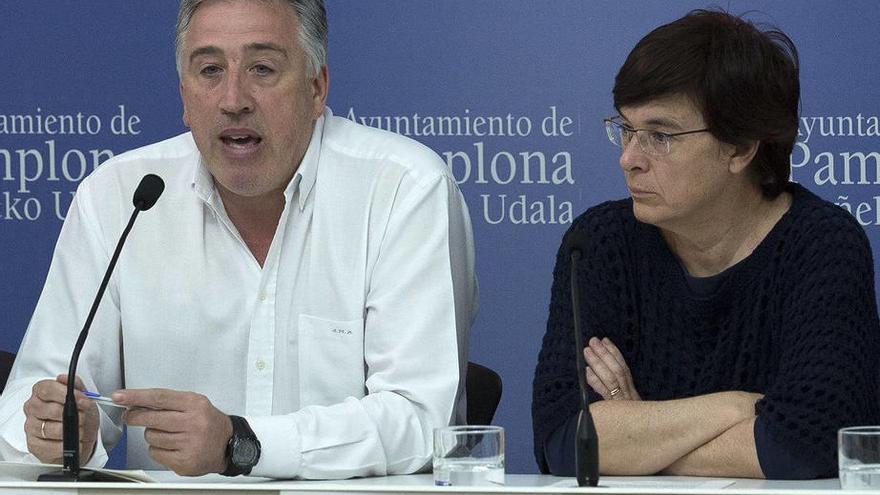 Asiron y Eguino, en una comparecencia conjunta el año pasado.