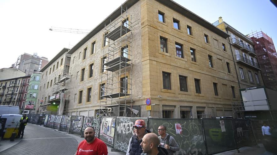 Finalizan las obras exteriores del Museo Vasco de Bilbao