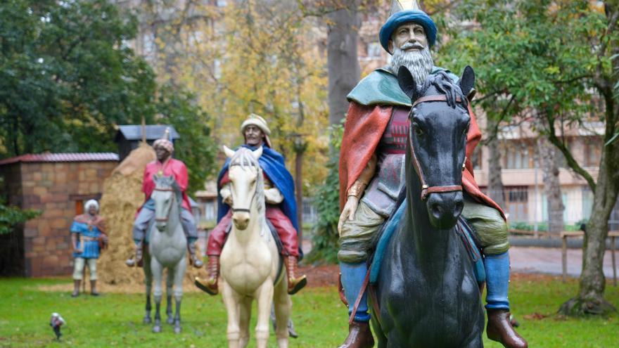 Los Reyes Magos ya han llegado al Belén de La Florida